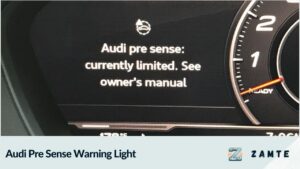 Audi Pre Sense Warning Light