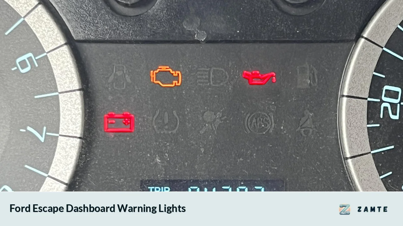 Ford Escape Dashboard Warning Lights