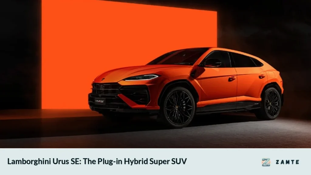 Lamborghini Urus SE: The Plug-in Hybrid Super SUV