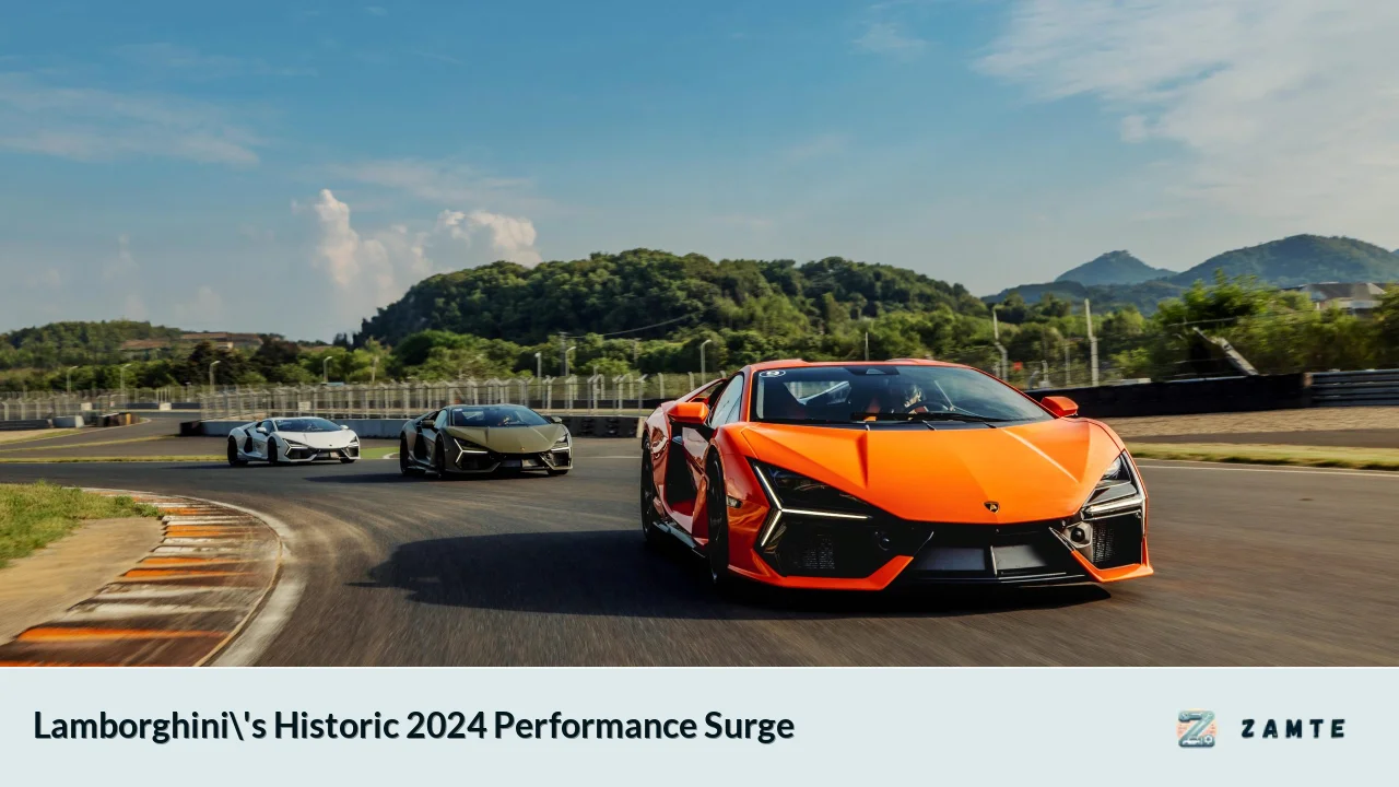 Lamborghini's Historic 2024 Performance Surge