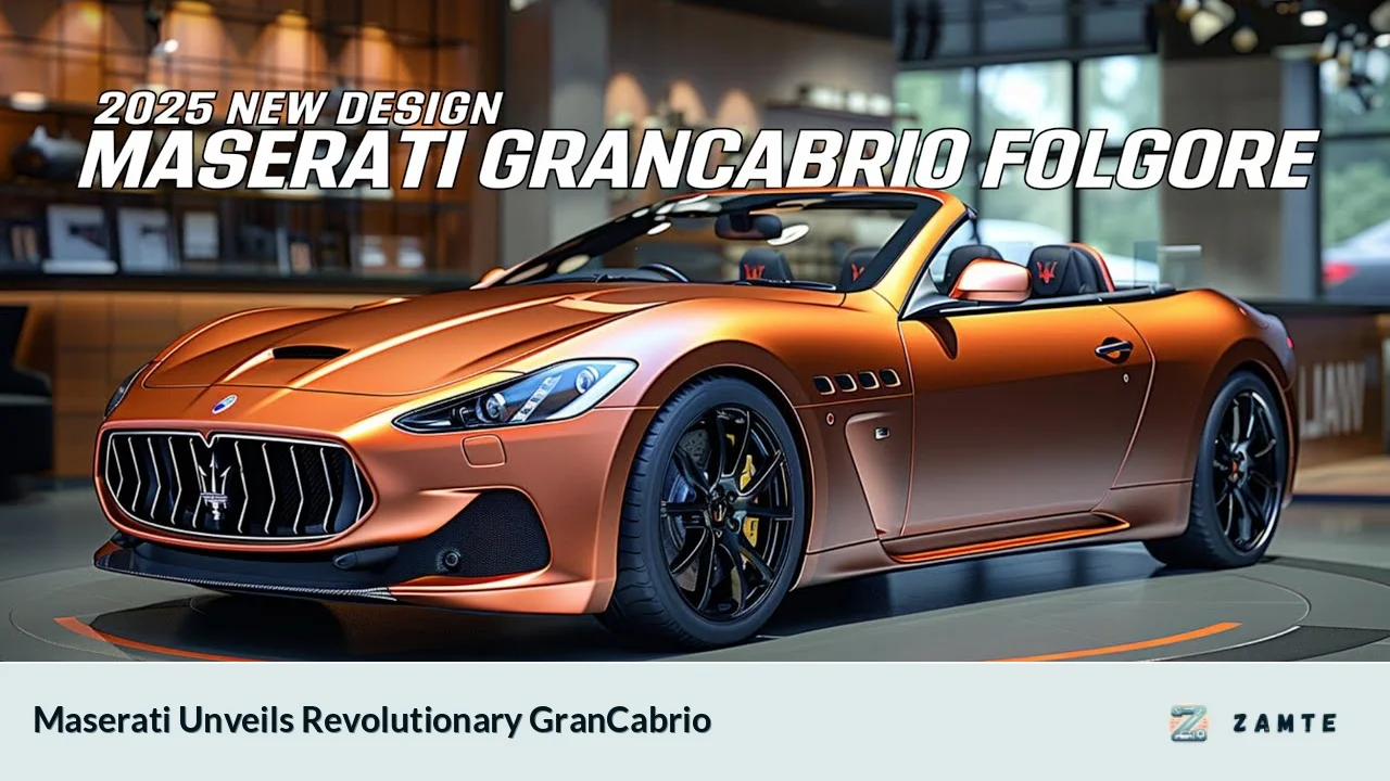 Maserati Unveils Revolutionary GranCabrio