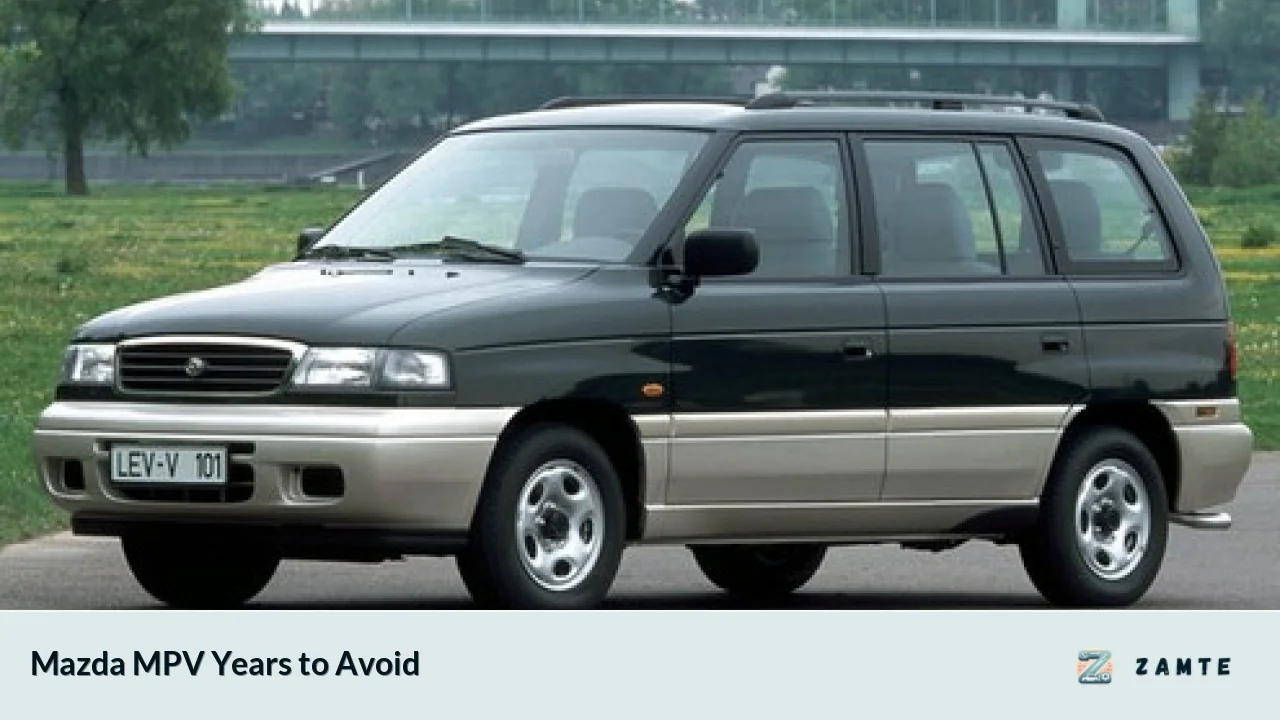 Mazda MPV Years to Avoid