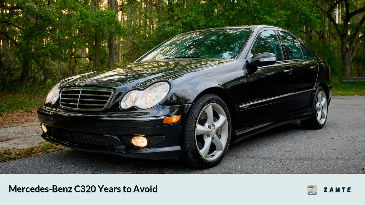 Mercedes-Benz C320 Years to Avoid