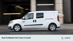 Ram ProMaster City Years to Avoid