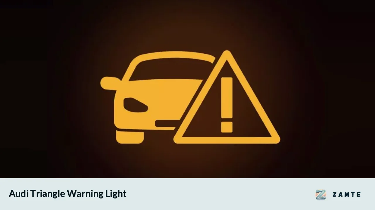 Audi Triangle Warning Light