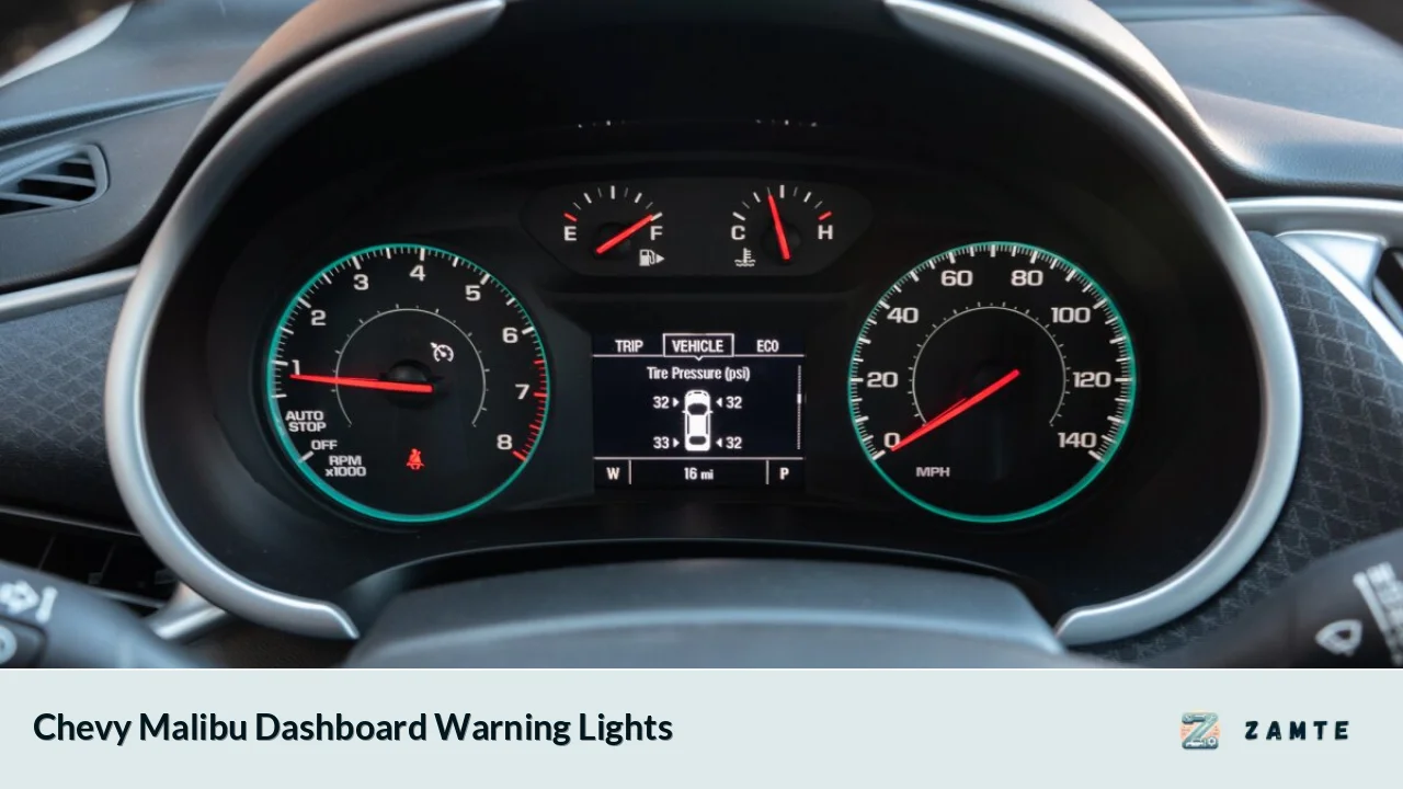 Chevy Malibu Dashboard Warning Lights