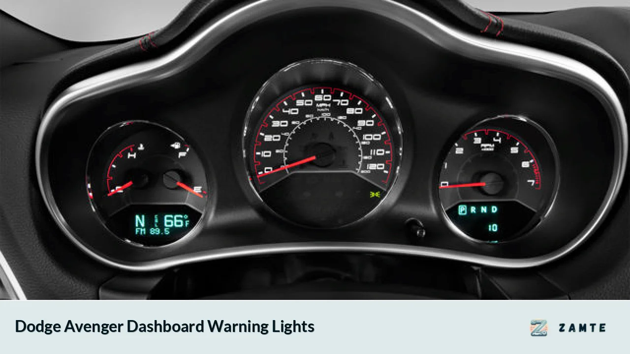 Dodge Avenger Dashboard Warning Lights