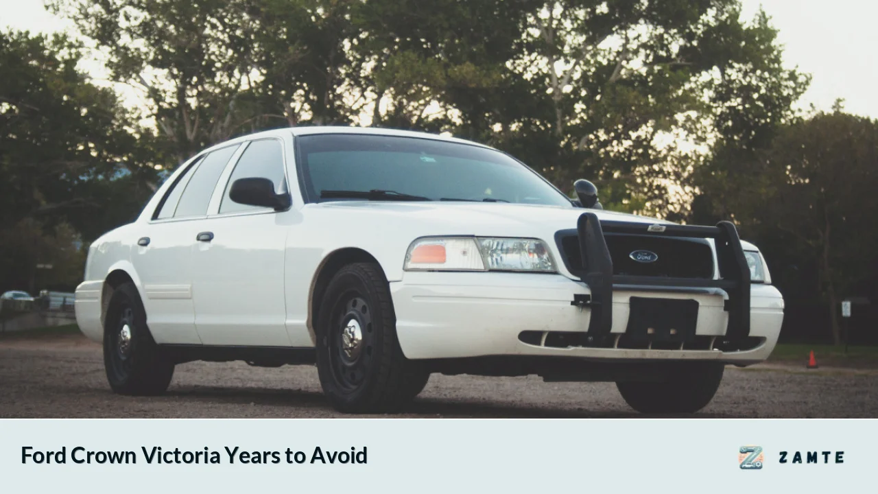 Ford Crown Victoria Years to Avoid