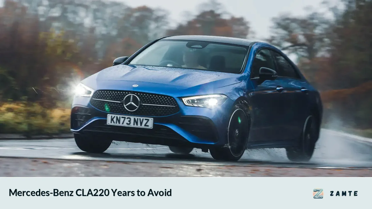 Mercedes-Benz CLA220 Years to Avoid