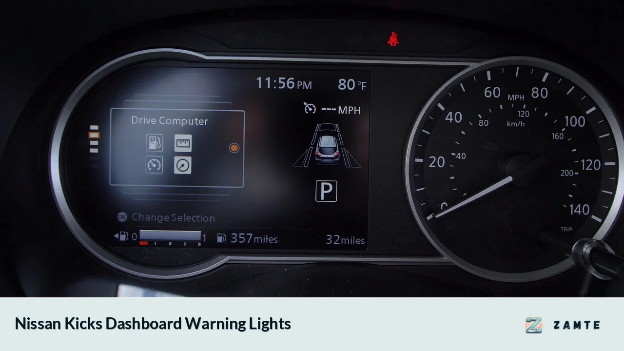 Nissan Kicks Dashboard Warning Lights