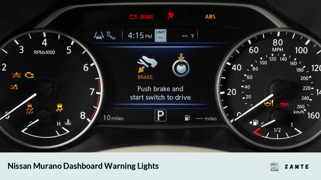 Nissan Murano Dashboard Warning Lights