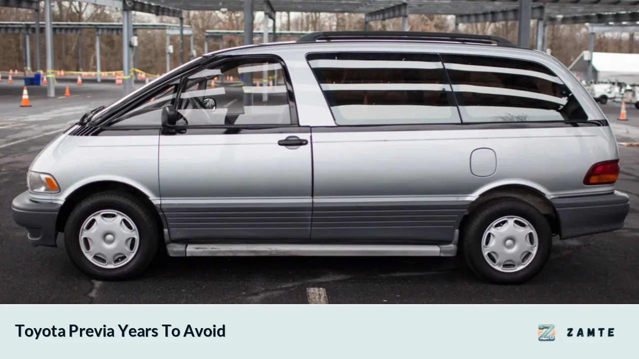 Toyota Previa Years To Avoid