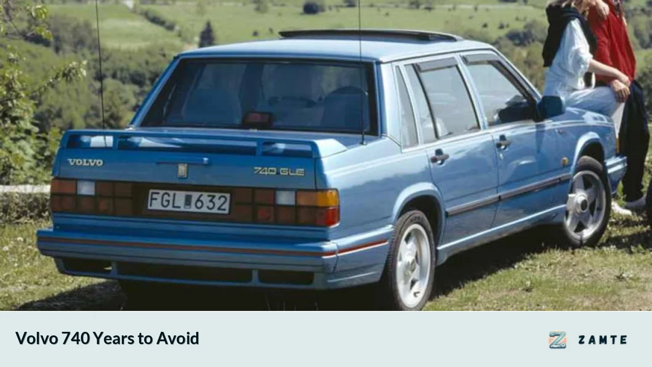 Volvo 740 Years to Avoid