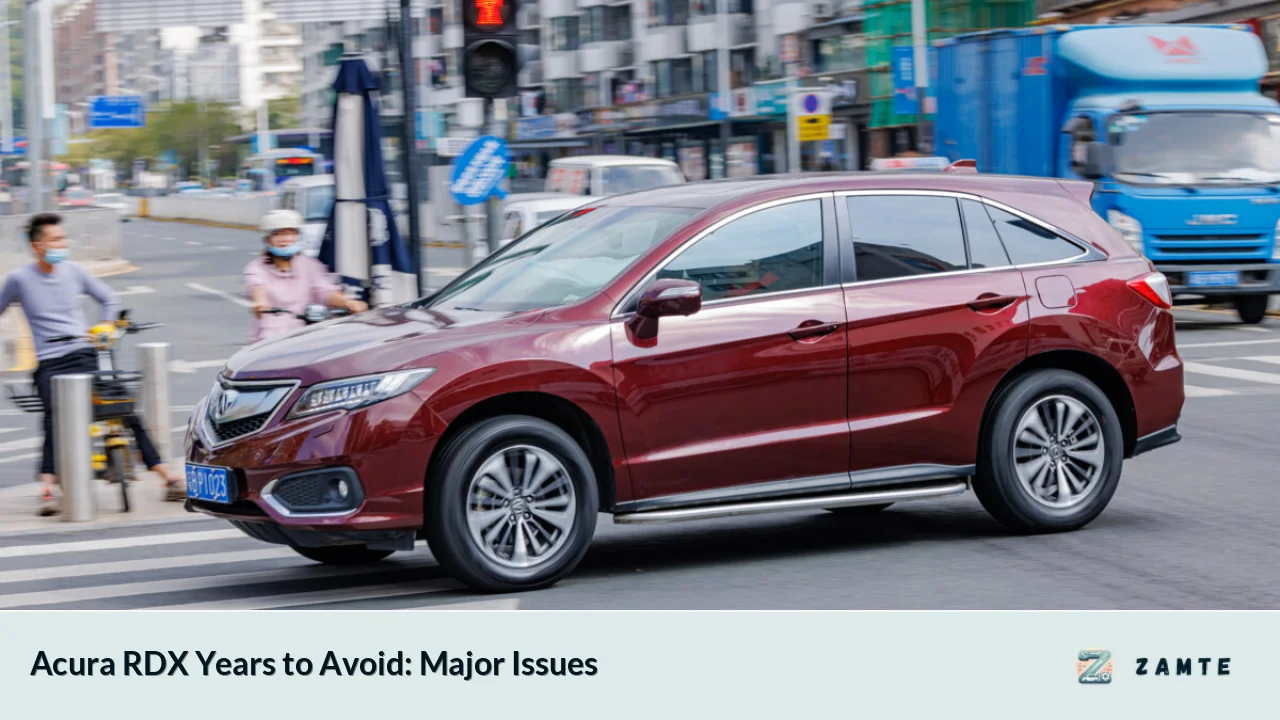 Acura RDX Years to Avoid: Major Issues