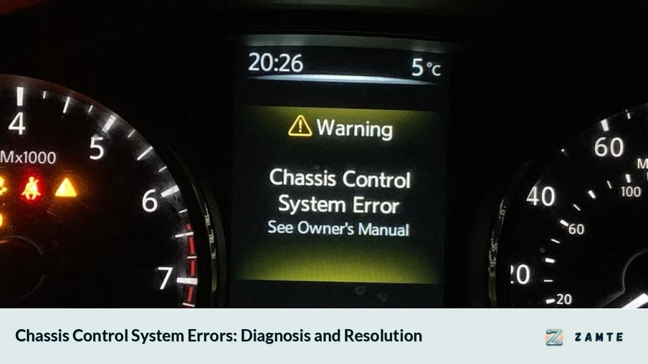 Chassis Control System Errors: Diagnosis and Resolution