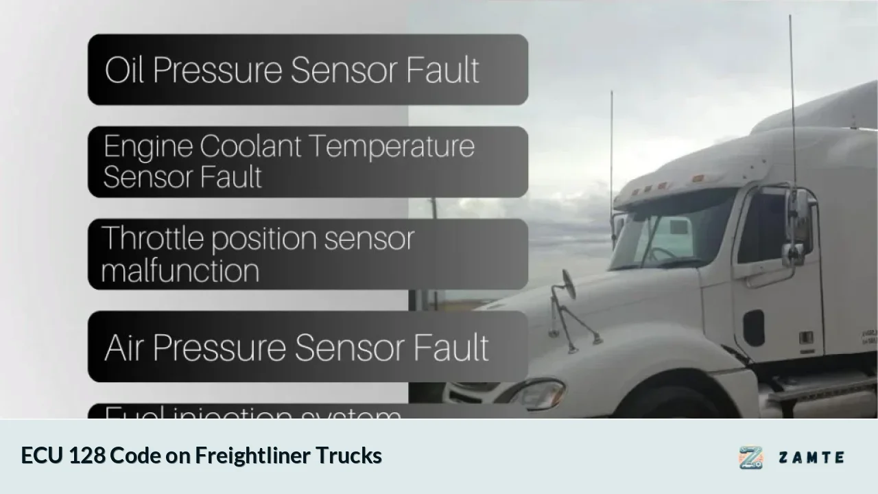 ECU 128 Code on Freightliner Trucks