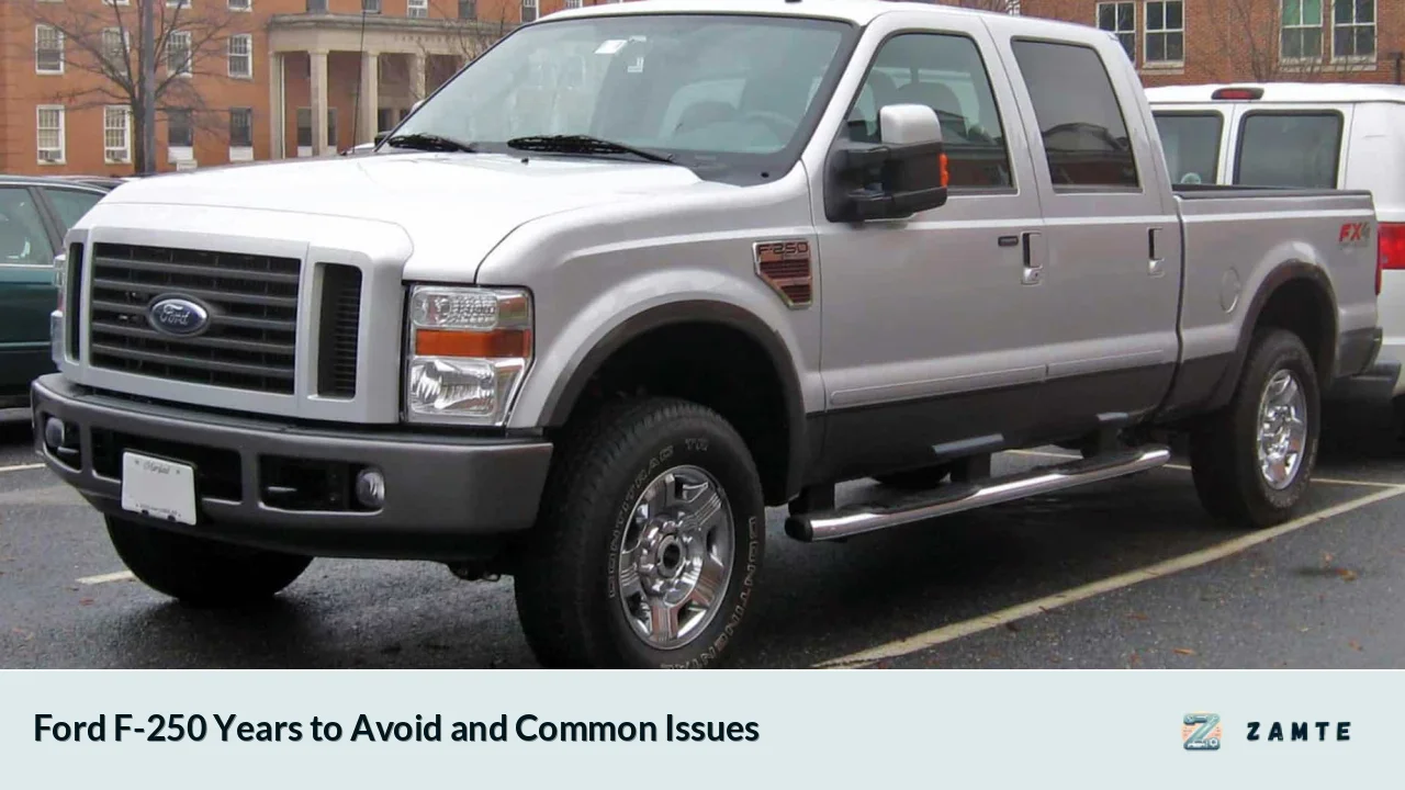 Ford F-250 Years to Avoid and Common Issues