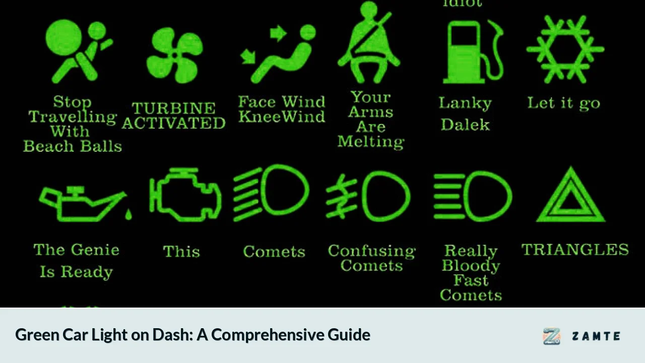 Green Car Light on Dash: A Comprehensive Guide