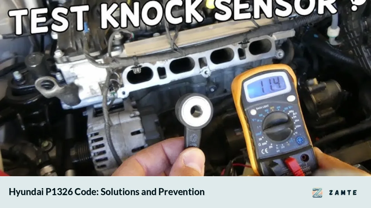 Hyundai P1326 Code: Solutions and Prevention