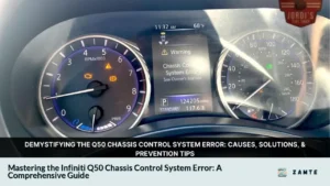 Mastering the Infiniti Q50 Chassis Control System Error: A Comprehensive Guide