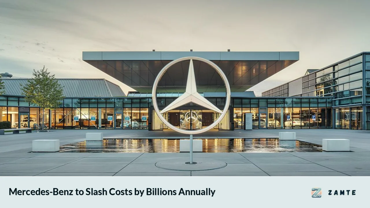 Mercedes-Benz to Slash Costs by Billions Annually