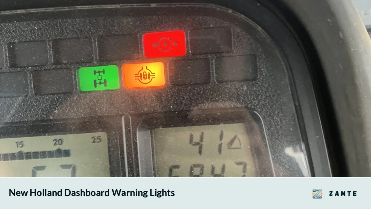 New Holland Dashboard Warning Lights