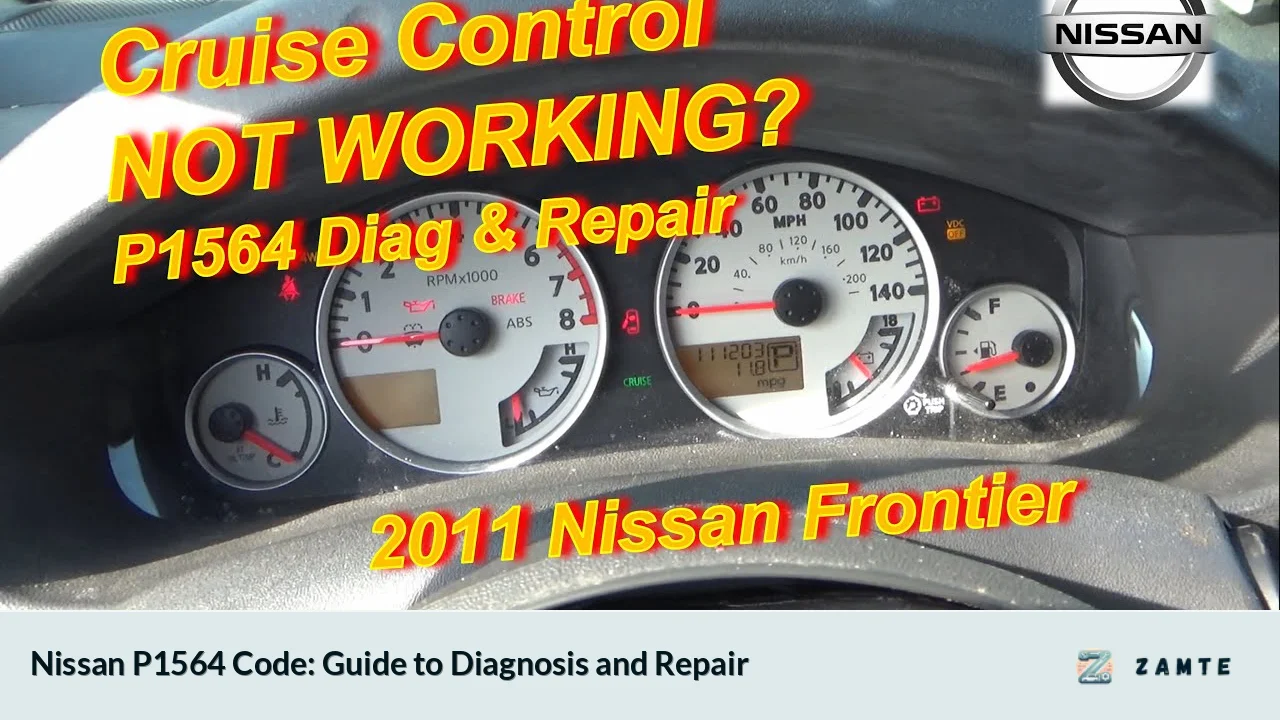 Nissan P1564 Code: Guide to Diagnosis and Repair